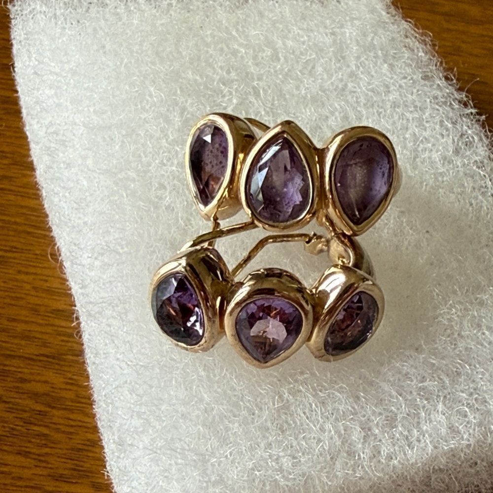 Gold vermeil earrings